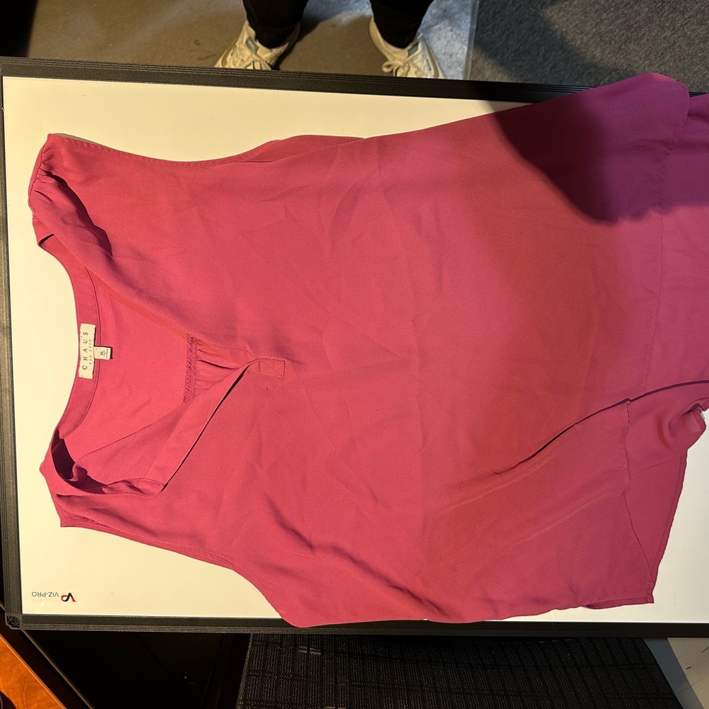 Chaus Pink Sleeveless Blouse
